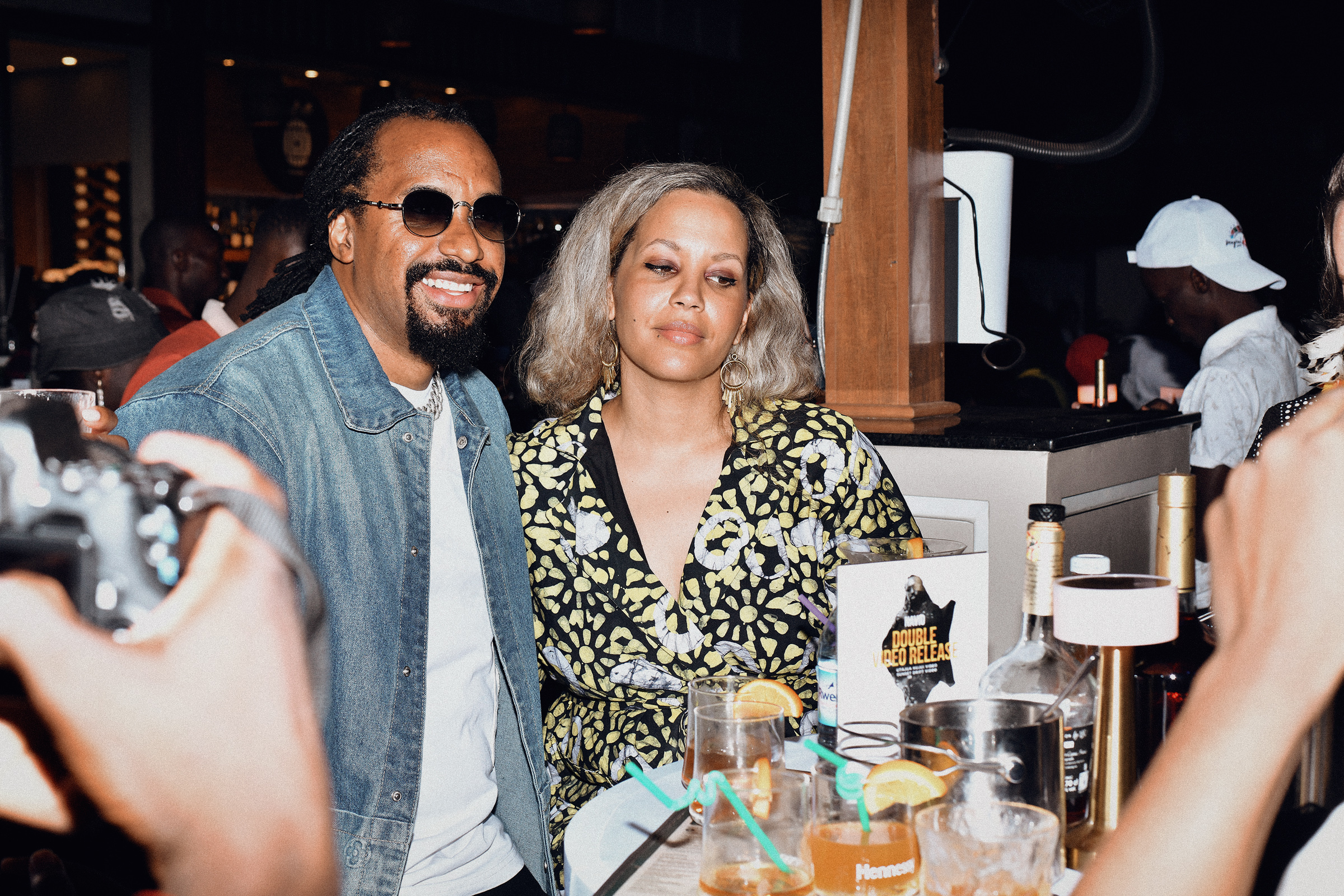 Navio and Mathilda Kigozi at Double Video release